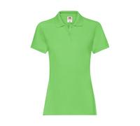 Women's polo shirt Fruit of the Loom Premium Vert 2XL