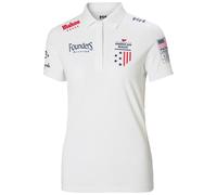 Women's polo shirt Helly Hansen Crew Tech Blanc M