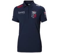 Women's polo shirt Helly Hansen Crew Tech Bleu XS
