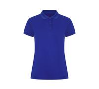 Women's polo shirt Henbury Coolplus wicking Bleu L