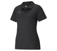 PUMA Women's teamLIGA Sideline Polo W Shirt, Puma Black-puma White, size: L