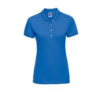 Women's polo shirt Russell Athletic Fitted Stretch Bleu 2XL
