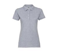 Women's polo shirt Russell Athletic Fitted Stretch Gris XS