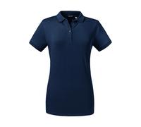 Women's polo shirt Russell Athletic Tailored Stretch Bleu L