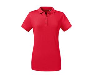 Women's polo shirt Russell Athletic Tailored Stretch Rouge XL