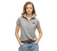 Women's polo shirt Superdry Athletic Essentials Graphic Gris S