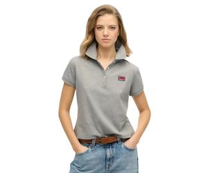 Women's polo shirt Superdry Athletic Essentials Graphic Gris XS