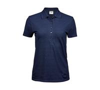 Women's polo shirt Tee Jays Luxury Stretch Bleu XL
