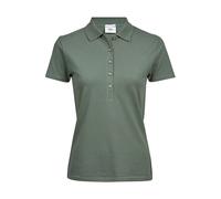 Tee Jays Womens/Ladies Luxury Stretch Short Sleeve Polo Shirt (3XL) (Leaf Green)