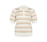 Women's polo sweater KAFFE Curve Lizzy Beige S
