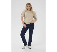 Women's polo sweater KAFFE Curve Lizzy Gris M