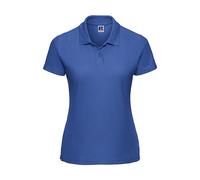 Womens polycotton polo shirt Russell Athletic Classic Bleu XS