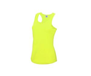 Women's polyester tank top Just Cool Jaune XL