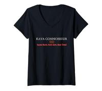 Womens Polynesian Kava Connoisseur Island Roots Good Times V-Neck T-Shirt