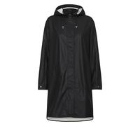 Women's Polyurethane A-Line Waterproof Jacket Ilse Jacobsen Hornbæk Noir 42