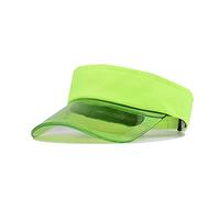 Women's Ponytail Sun Colour Cap Transparent Fashion Baseball Solid Women Visor Baseball Cap Max, Light green, One Size