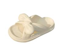 Women's Pool Sliders Sale Clearance Bathroom Slippers Bowknot Cloud Slider Ladies Quick-Drying Shower Shoes Platform Poolside Sandals Fashion Orthotic Slides Flip Flops Comfortable Garden Shoe