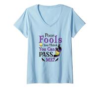 Womens Poor Fools, You Can Pass Me? V-Neck T-Shirt