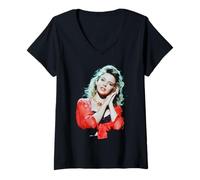 Womens Pop Singer Kylie Minogue Royal Variety Performance London V-Neck T-Shirt