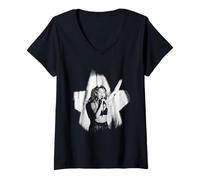 Womens Pop Star Kylie Minogue Live Disco In Dream Tour 1989 V-Neck T-Shirt