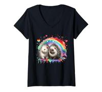Womens Porcupine V-Neck T-Shirt