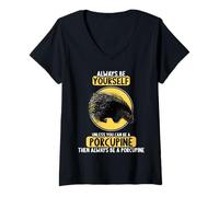 Womens Porcupines Porcupine V-Neck T-Shirt