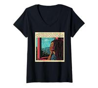 Women's Positive Affirmations Am Resilient Overcome Life Challenges V-Neck T-Shirt
