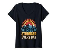 Womens Positive Inspirational Empowerment For Entrepreneurs Leaders V-Neck T-Shirt