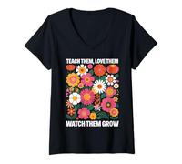 Women's Positive Special Education Teacher Inclusion SPED V-Neck T-Shirt