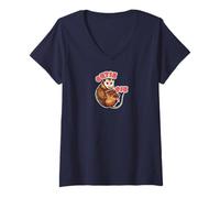 Women's Possum Pecan Cutie Pie V-Neck T-Shirt