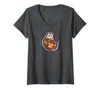 Women's Possum Pie with Pecans V-Neck T-Shirt