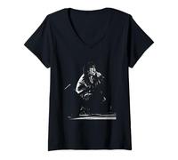 Women's Post-Punk Singer Live Shot Martin O'Neill V-Neck T-Shirt