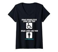 Womens Post Traumatic Stress Disorder PTSD Awareness V-Neck T-Shirt