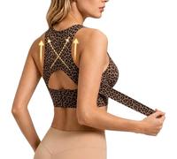 Womens Posture Correcting Bra Front Closure Cross Back Wireless Bralette | Support Bras for Women,Ladies Anti Sagging CrossBack Breathable Shaping Full Coverage Push Up Underwear