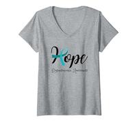 Womens POTS Postural orthostatic tachycardia syndrome, Dysautonomia V-Neck T-Shirt