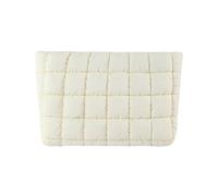 Women's Pouches - Fashion Organizer | Solid Colour Quilted Travel Makeup Bag for Girls Office Cosmetics Phone Glasses Keys Birthday Christmas, White., Se référer au descriptif, Refer to description