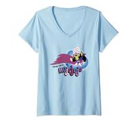 Womens Powerpuff Girls I Am Bad, I Am Evil, I Am Mojo Jojo V-Neck T-Shirt