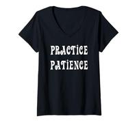 Womens Practice Patience V-Neck T-Shirt