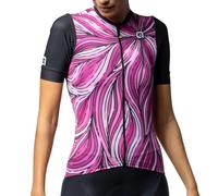 Alé Cycling Women's Pragma Art Short Sleeve Jersey, Pink, XL