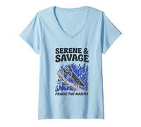 Women's Praise the Mantis V-Neck T-Shirt