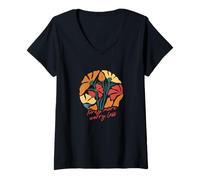 Womens Pray More Jesus Christ Bible Quote V-Neck T-Shirt
