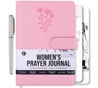 Women's Prayer Journal Notebook - Pink Flower