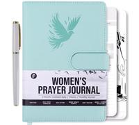 Women's Prayer Journal PU Leather - Blue Dove