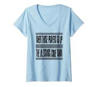 Women's Prayers and Blessings V-Neck T-Shirt