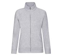 Women's Premium Sweatshirt Jacket - Fruit of The Loom Lady-Fit