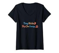 Women's Prenatal Yoga Expectant Mom Mindful Pregnancy Fitness Calm V-Neck T-Shirt