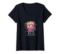 Women's Pretty Brain Head Costume with Overthinking V-Neck T-Shirt