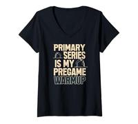 Women's Primary Series is My Pregame Warmup V-Neck T-Shirt
