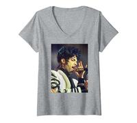 Women's Prince Artist Formerly Known As Love Symbol Era V-Neck T-Shirt