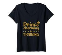 Women's Prince Charming in Training - Fairytale V-Neck T-Shirt